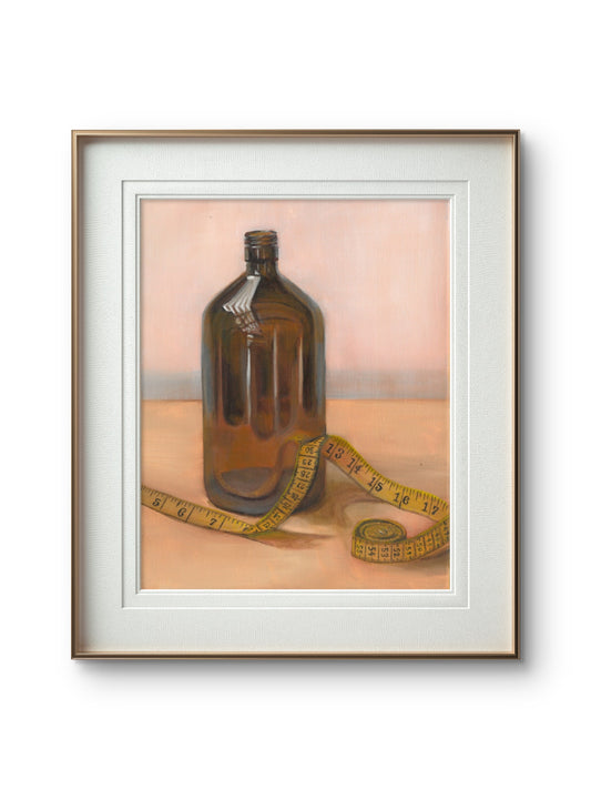 "BOTTLE STILL LIFE" Print